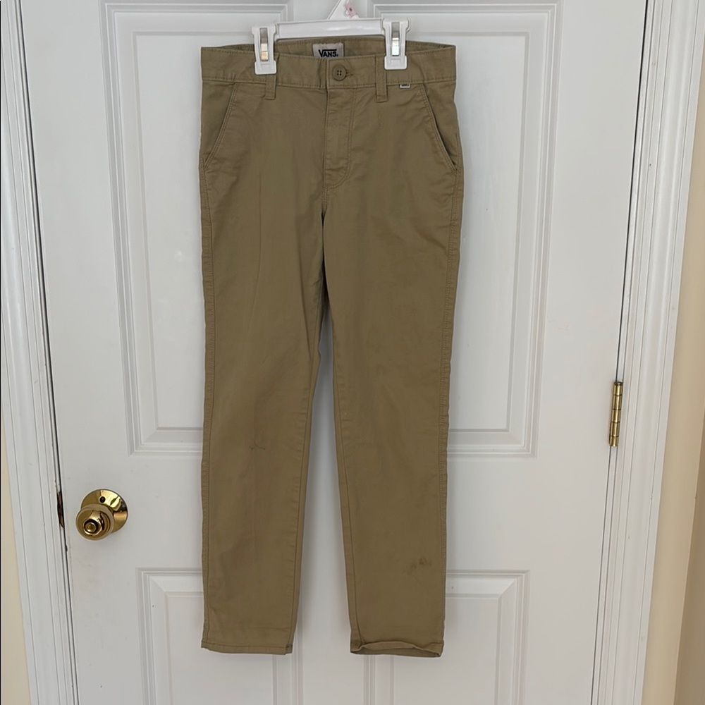 Vans Tan Chino Pants Classic Cotton Twill